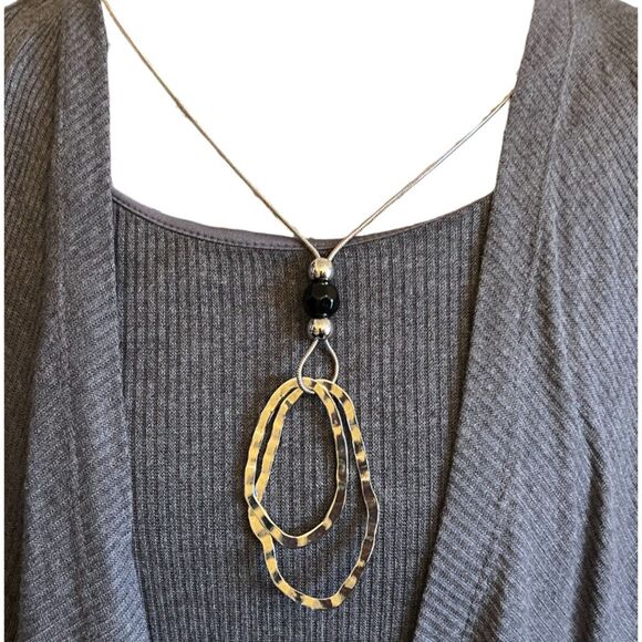 Jessica Howard Gray Mock Jacket Dress w/ Necklace - 16W - Picture 6 of 6